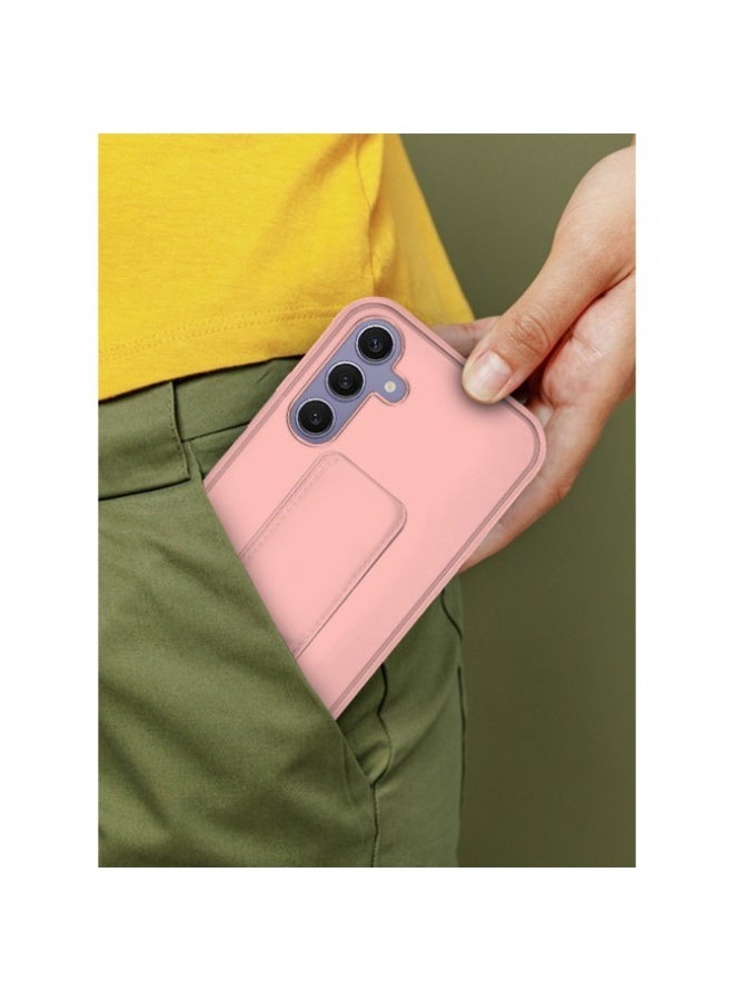 Houmt Samsung Galaxy A55 Back Stand Case Magnetic Car Mount Holder Kickstand Cover For Galaxy A55 with Wrist Strap Shockproof Full Protection Case for Samsung Galaxy A55 5G 6.6-inch - Image 2